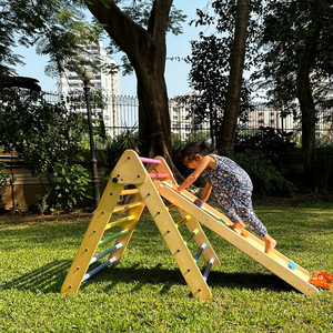 The Pikler Triangle: Benefits, and Its Role in Montessori-Inspired Early Child Development