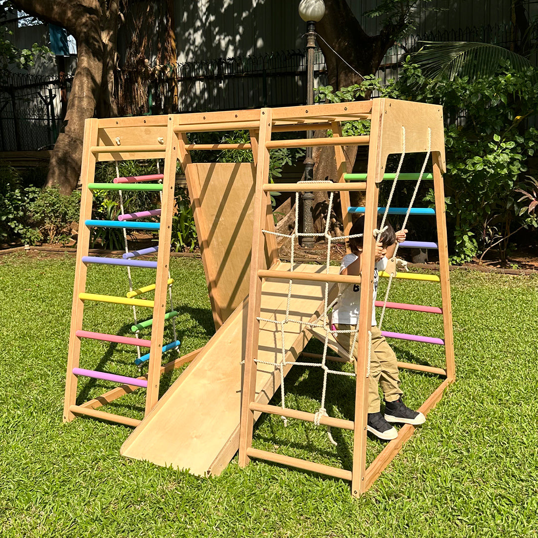 7-in-1 Wooden Jungle Gym