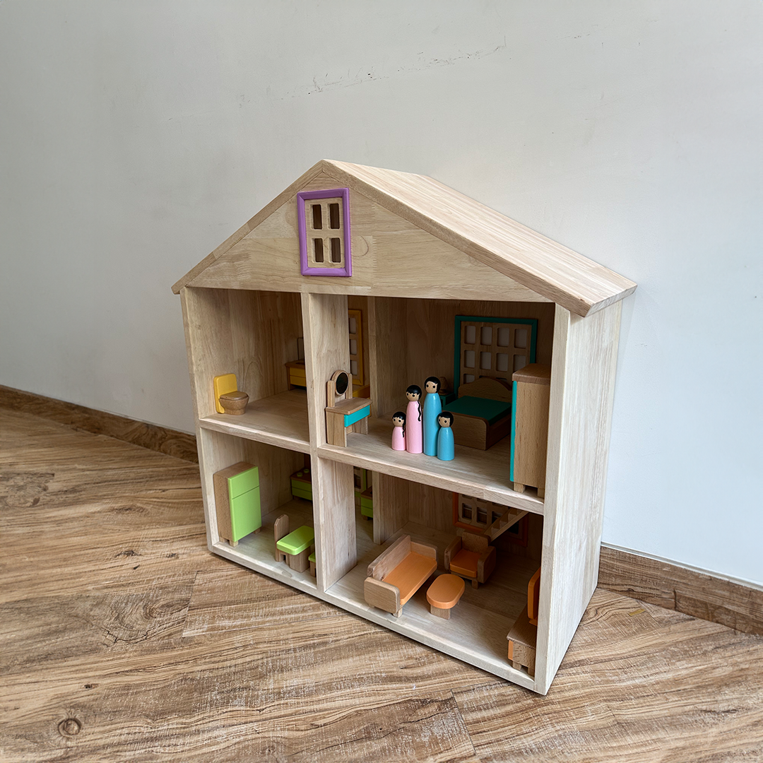 Order Wooden Mini Doll House for Girls Online Casa Bambini