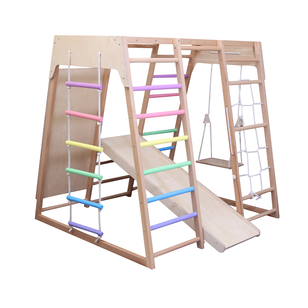 7-in-1 Wooden Jungle Gym