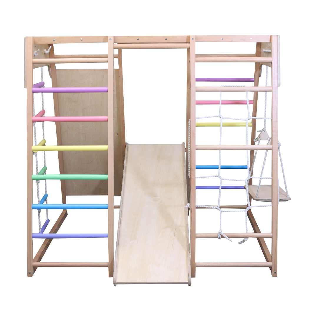 7-in-1 Wooden Jungle Gym