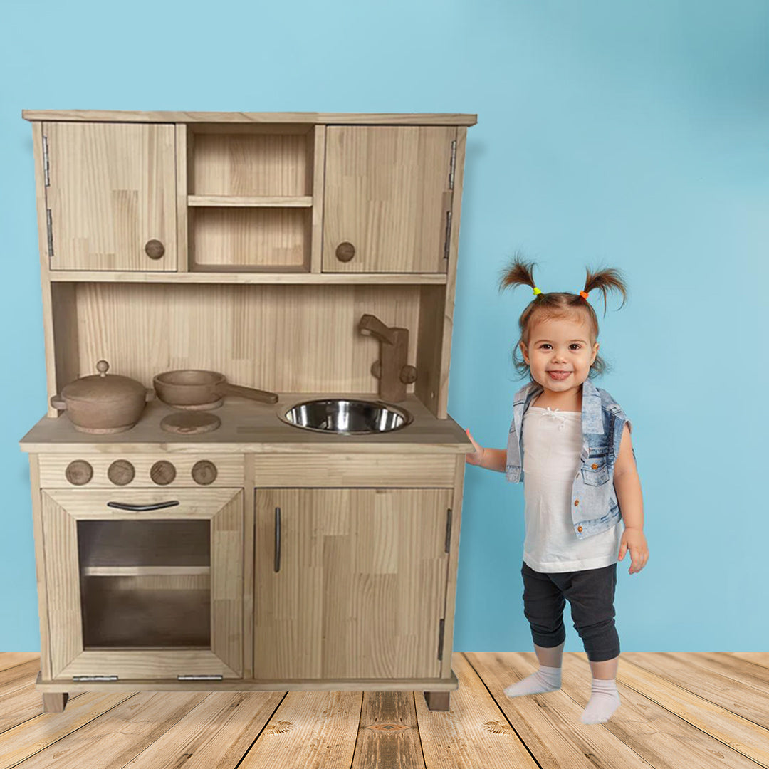 Kids Wooden Kitchen Set