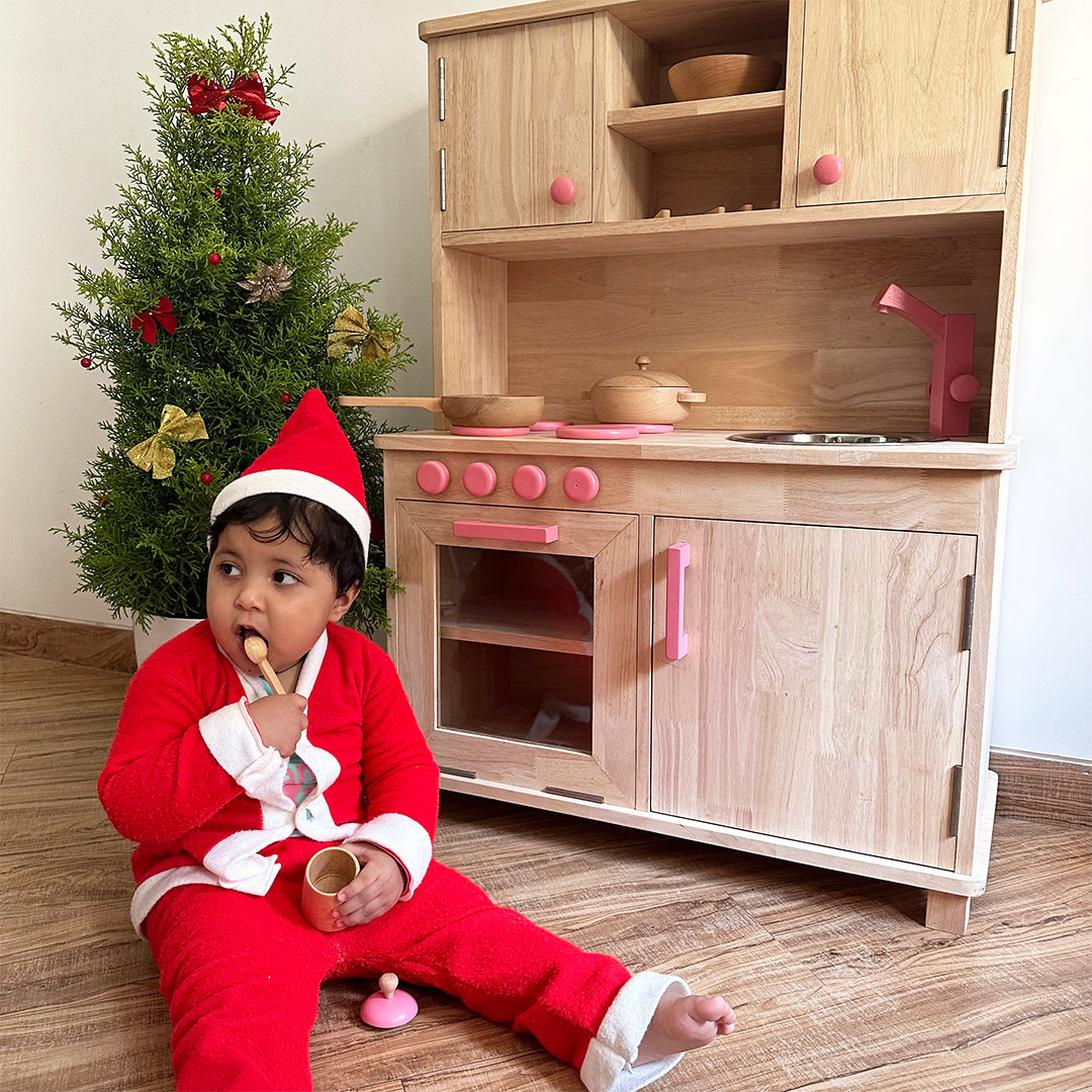 Kids Wooden Kitchen Set