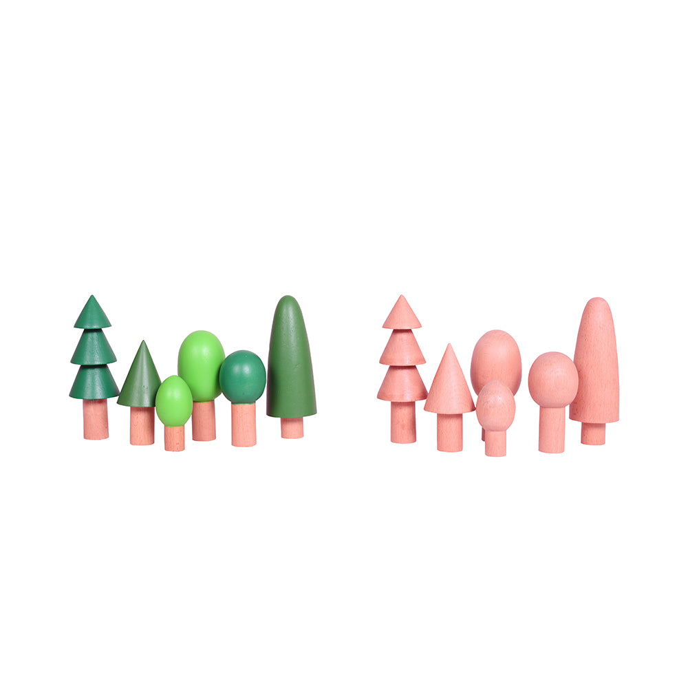Wooden Forest Set